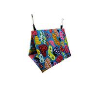 Uqezagpa Nido de loro grueso con estampado de corazón para acurrucarse, cálida tienda de campaña para mascotas pequeñas, cama de invierno para cacatúas, periquitos, invierno, Nichoir Perruche, Nid