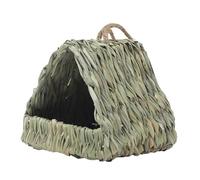 Uqezagpa Nido para pájaros de hierba, nido colgante, jaula para pájaros, pequeña tienda de campaña para jardín al aire libre, nido para dormir para vida silvestre