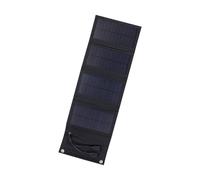 Uqezagpa Panel de carga solar para exteriores, 10 W, 5 V, doble puerto, diseño plegable, tecnología de carga inteligente para camping, aventura, panel de carga solar USB