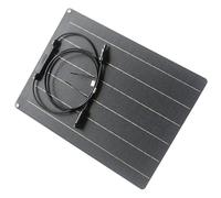 Uqezagpa Panel de carga solar plegable portátil de 30 W para camping marino, ETFE-30 W, diseño impermeable, carga solar ETFE plegable de alta eficiencia