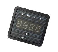 Uqezagpa Panel digital de generador con pantalla LCD de alto brillo, carcasa impermeable de poca luz para frecuencia eléctrica y monitor de frecuencia de seguimiento del tiempo de funcionamiento