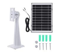Uqezagpa Panel solar portátil de 8 W, 5 V, resistente al agua, salida de clip para teléfonos, tabletas, conversión de energía eficiente y carga portátil
