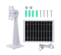 Uqezagpa Panel solar portátil de 8 W, 5 V, resistente al agua, salida de clip para teléfonos, tabletas, conversión de energía eficiente y carga portátil