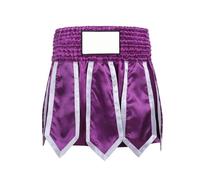 Uqezagpa Pantalones cortos de entrenamiento resistentes a desgarros que mejoran la movilidad, de poliéster, para kickboxing y Muay Thai, pantalones cortos de lucha de alta intensidad