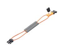 Uqezagpa Pantalones de ciclismo reflectantes con correa para bicicleta, tobillera, puños de pierna, pantalones cruzados para la noche