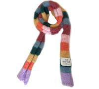 Uqezagpa Pañuelo de mujer, pañuelo de rayas Colorblock suave y cómodo, bufandas otoño invierno pañuelo para el cuello para otoño e invierno cómodo, 3, 10*180CM