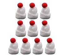 Uqezagpa Paquete de 10 sombreros de punto, accesorios de ropa y accesorios para el cabello para niños, decoración navideña del hogar