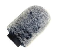 Uqezagpa Parabrisas de micrófono avanzado para NTG3, ME66, MKH416 / 418, micrófono para condiciones climáticas adversas, 18 cm de largo, se adapta a múltiples marcas de parabrisas ligero