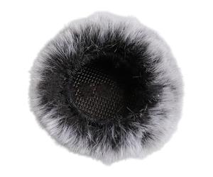 Uqezagpa Parabrisas profesional para micrófonos con clip, apto para exteriores por periodistas creadores de contenido, resistente al viento, mallas de parabrisas