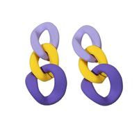 Uqezagpa Pendientes de acrílico irregulares, aretes de moda únicos, ligeros y cómodos, adecuados para el día a día, Size Approx. 0.78x1.96inch2x5cm, Acrílico, berilo