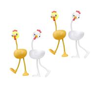 Uqezagpa Pequeña luz nocturna LED recargable para dormitorio, estudio, dormitorio, creativa, forma de pollo, estudiante, escuela, recarga, lámpara inalámbrica