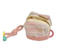 Uqezagpa Pequeñas bolsas de cosméticos con forma de concha, organizadores de maquillaje, con hilo de algodón bordado, bolsas con cremallera, bolsas de viaje, color 3, Size 7x4cm/2.76x1.57inch