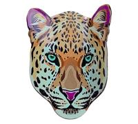 Uqezagpa Pinza para el pelo acrílica con estampado animal, duradera, elegante pinza para el pelo de vida silvestre a la moda