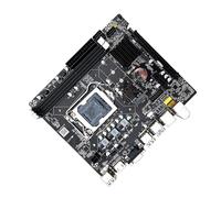 Uqezagpa Placa base de chipset B75 duradera con procesador 1155, memoria DDR3 y mejores velocidades de transferencia de datos, placa base para juegos