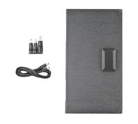 Uqezagpa Placa de carga solar ETFE de 40 W tipo C y salidas USB para varios dispositivos con cable de alimentación DC5521 y hebillas de montañismo de carga rápida