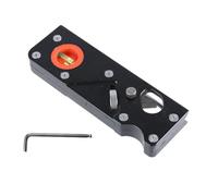 Uqezagpa Plano de chaflán de madera con 7 cabezales de corte, accesorios de cepilladora manual para recortar bordes rápidos y dar forma a las esquinas