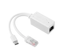 Uqezagpa POEs - Módulo reductor de 24 V a 5 V para cámaras de seguridad, carcasa de ABS, fuente de alimentación segura, divisor de POEs para