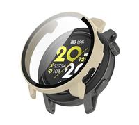 Uqezagpa Protector de pantalla de policarbonato de cobertura completa, funda protectora lavable, carcasa de repuesto para 3 fundas con protector de pantalla