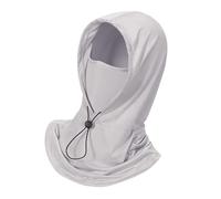 Uqezagpa Protector solar transpirable para la cara, absorbe el sudor, cubierta facial deportiva, para colgar en las orejas, bufanda de seda de hielo, transpirable, protección solar