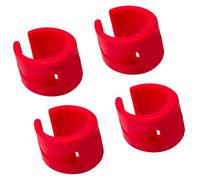 Uqezagpa Protectores de horquilla de bicicleta y protectores de cadena de durabilidad para absorción de impactos, reducción de ruidos y anillos de goma de seguridad de marco, fácil de instalar