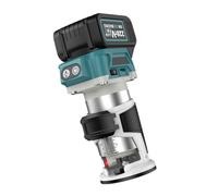 Uqezagpa Recortadora de bordes inalámbrica sin escobillas con batería de 21 V sin escobillas para carpintería y