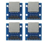 Uqezagpa RJ45 a DIP2.54 equipado con LED prueba la placa de circuito para una fácil solución de problemas en configuraciones de red y pruebas de red