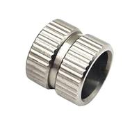 Uqezagpa Rodillo de ratón de acero inoxidable para mouse MX 2S, rueda de metal, repuesto de accesorios de ratón de aluminio para juegos