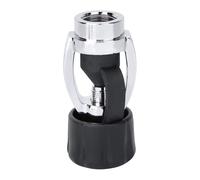 Uqezagpa Scubas - Adaptador Din a yugos con tapas de rosca de 5/8 rosca, conector de junta rápida, adaptador de cilindro de buceo, adaptador de cilindro duradero, conector de llenado de botella