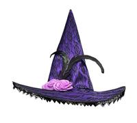 Uqezagpa Sombrero de accesorio de personalidad, sombreros artísticos para jóvenes, sombreros simples para Halloween, brujas o fiestas temáticas y eventos de cosplay, sombrero ajustable y cómodo