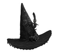 Uqezagpa Sombrero de accesorio de personalidad, sombreros artísticos para jóvenes, sombreros simples para Halloween, brujas o fiestas temáticas y eventos de cosplay, sombrero ajustable y cómodo