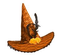 Uqezagpa Sombrero de accesorio de personalidad, sombreros artísticos para jóvenes, sombreros simples para Halloween, brujas o fiestas temáticas y eventos de cosplay, sombrero ajustable y cómodo