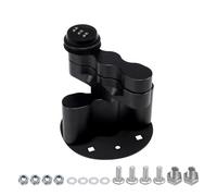 Uqezagpa Soporte ajustable para contenedores de combustible, base de placa trasera con código de combinación antirrobo para vehículo, motocicleta, soporte de lata con cerradura