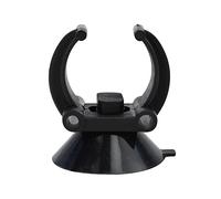 Uqezagpa Soporte de aluminio para calentador de acuarios, para uso doméstico y de oficina, ajustable, soporte para colgar peceras, calentador de acuario, ventosas y clip de ventosa