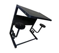 Uqezagpa Soporte de exhibición para casco de motocicleta, construcción de metal de madera resistente, moderno, organizador de almacenamiento de garaje, antideslizante, vitrina para cascos de
