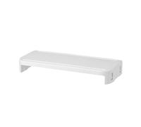 Uqezagpa Soporte de pantalla de escritorio para escritorio y portátiles, elevadores de mesa de hasta 118 mm, ajuste de altura, mejora la eficiencia en la oficina