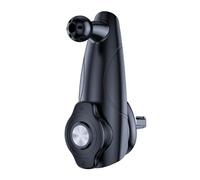 Uqezagpa Soporte de teléfono de coche con cabeza esférica de 17 mm con soporte de rotación de 360 grados para salpicaderos/parabrisas/ventilación de aire, apto para todos los teléfonos inteligentes