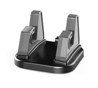 Uqezagpa Soporte de teléfono para salpicadero de coche, antideslizante, diseño giratorio, base de silicona adhesiva, dispositivos móviles, soporte giratorio para teléfono de coche para salpicadero