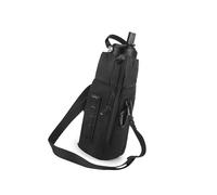 Uqezagpa Soporte magnético aislado para botella de agua con bolsillos para gimnasio y uso al aire libre, botella con correa ajustable para el hombro, Black, SizeApprox.10x31cm/3.94x12.2inch