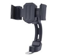 Uqezagpa Soporte seguro para teléfonos al aire libre, ciclismo, soporte de teléfono, ABS giratorio 360 grados para motocicletas