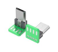 Uqezagpa Surtido de conectores de montaje en PCB USB 2.0 USB de 4 pines/USB C de 5 pines para montaje en PCB, adaptador de fuente de alimentación