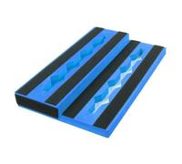 Uqezagpa Tabla de pedal de efecto de guitarra grande, soporte de efectos prácticos, antideslizante, para escenario