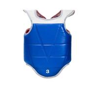 Uqezagpa Taekwondo - Protectores de pecho de entrenamiento de poliuretano que mejoran la textura, perfectos para movimientos dinámicos artísticos, protector de pecho de doble cara