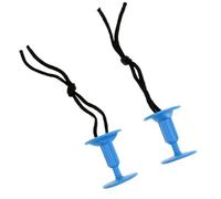 Uqezagpa Tapón de cuerda para tabla de surf, 2 unidades, correa de nailon con ranuras desmontables para remos, tabla de surf