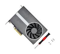 Uqezagpa Tarjeta adaptadora PCIe4.0 NVMe PCIE4.0 Tarjeta base 4X 2280 con plataforma de ventilador de refrigeración