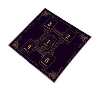 Uqezagpa Tarjeta de lectura de astrología, mantel de tarots, adivinaciones, altares, tela, adivinaciones, accesorios para juegos de mesa, tarots de lectura, paño espiritual