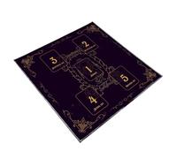 Uqezagpa Tarjeta de lectura de astrología, mantel de tarots, adivinaciones, altares, tela, adivinaciones, accesorios para juegos de mesa, tarots de lectura, paño espiritual