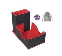 Uqezagpa Torre de dados plegables multifuncionales, materiales resistentes al agua, para organización de juegos, cierre de dados