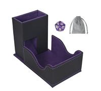 Uqezagpa Torre de dados plegables multifuncionales, materiales resistentes al agua, para organización de juegos, cierre de dados