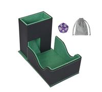 Uqezagpa Torre de dados plegables multifuncionales, materiales resistentes al agua, para organización de juegos, cierre de dados