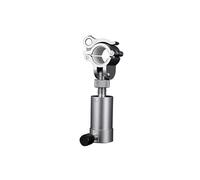 Uqezagpa Torreta de aleación de aluminio para señuelos de jaula de peces, soporte ajustable para caña de pescar, soporte para silla de pesca, soporte para paraguas, señuelos de aleación de aluminio